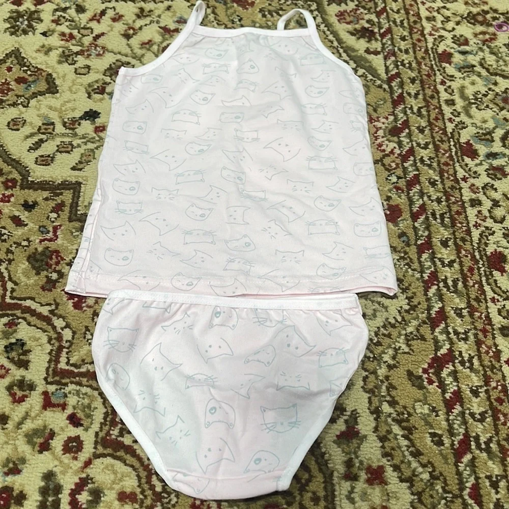 100% cotton underwear kids set